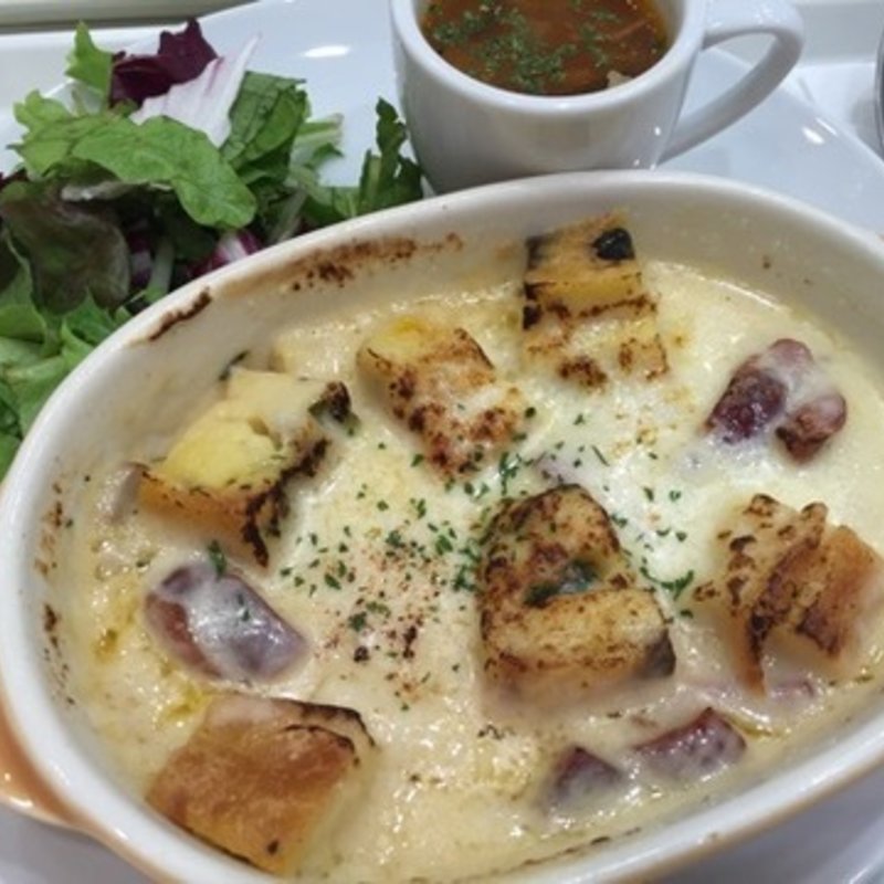 合鴨のグラタン(リムヴェール・パティスリー・カフェ)