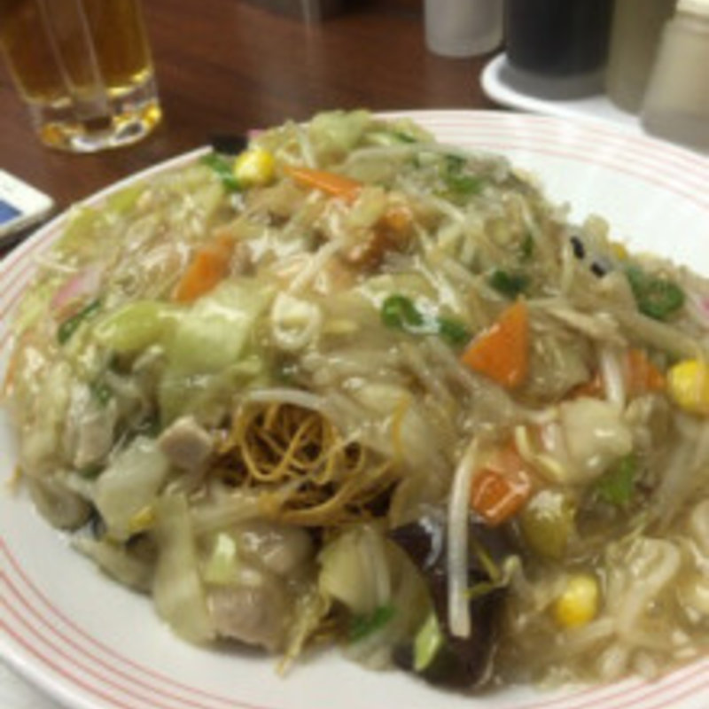 野菜たっぷり皿うどん(リンガーハット 福岡天神店)