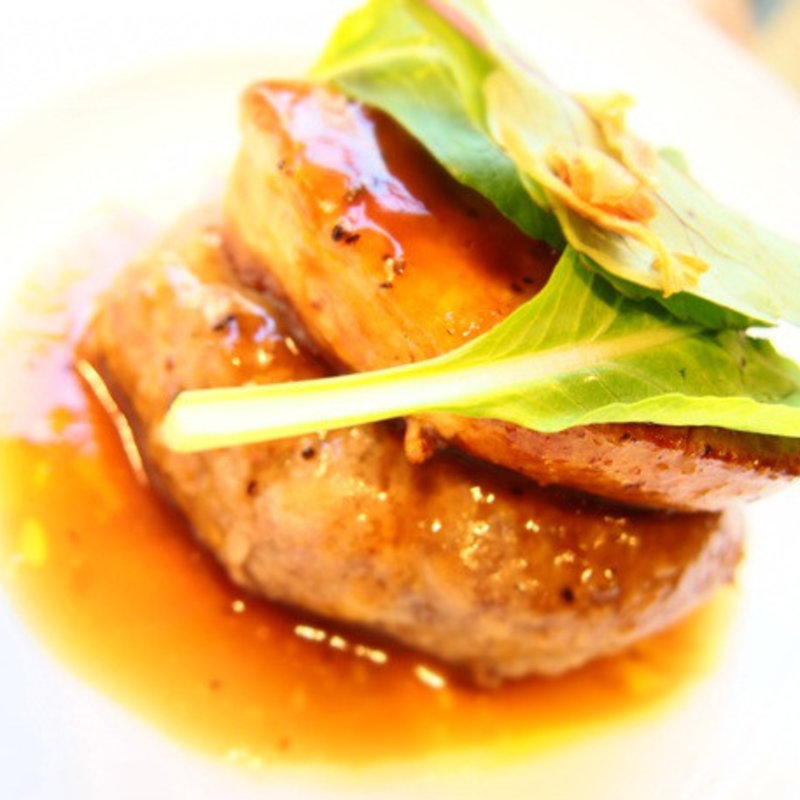 フォアグラハンバーグ　(ル バーラ ヴァン サンカンドゥ （Le Bar a Vin 52）)