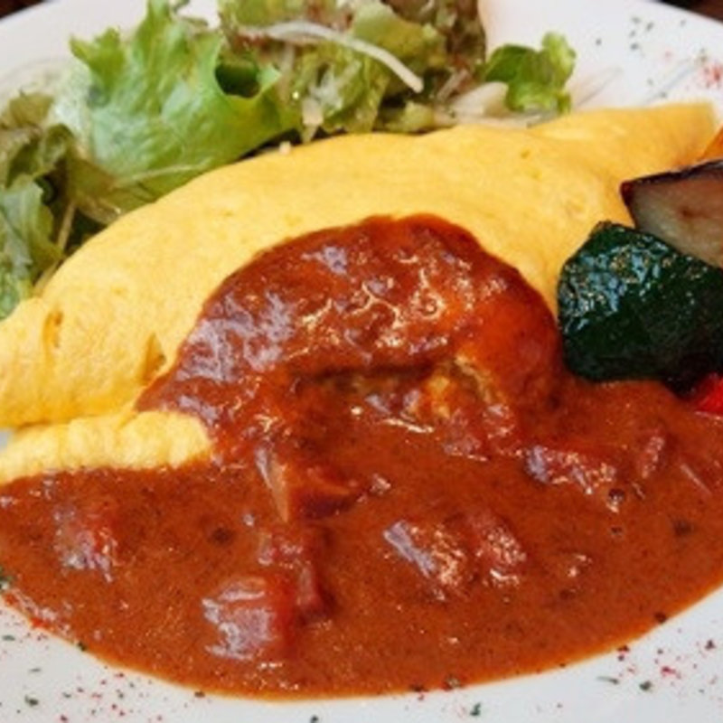 鎌倉野菜のオムライス(ルームラックスカフェ)