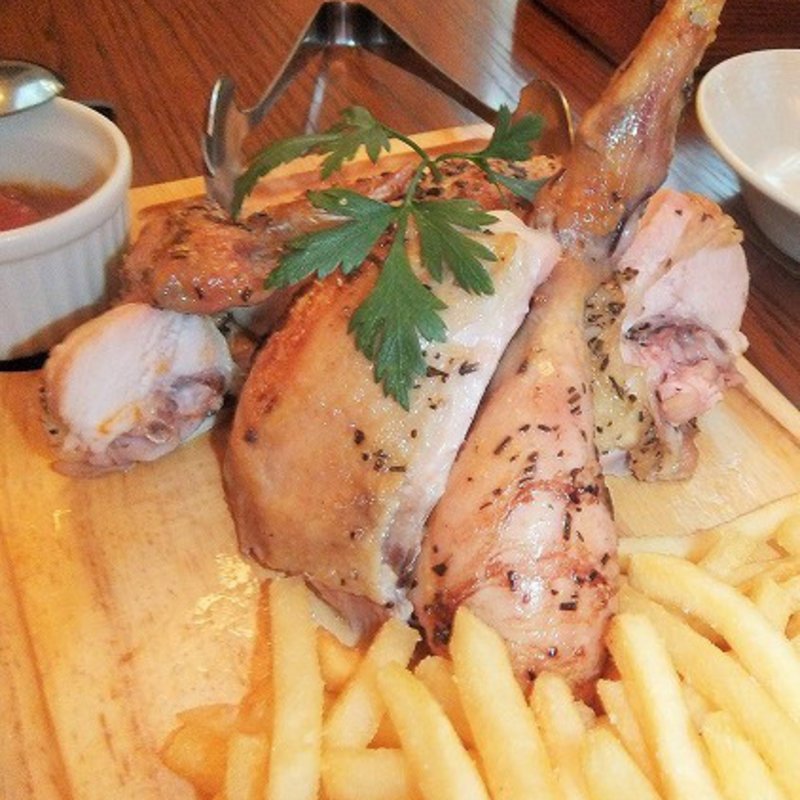 つくば鶏のロティサリーチキン(ハーフ)(ルコックロティ （Le Coq Roti）)