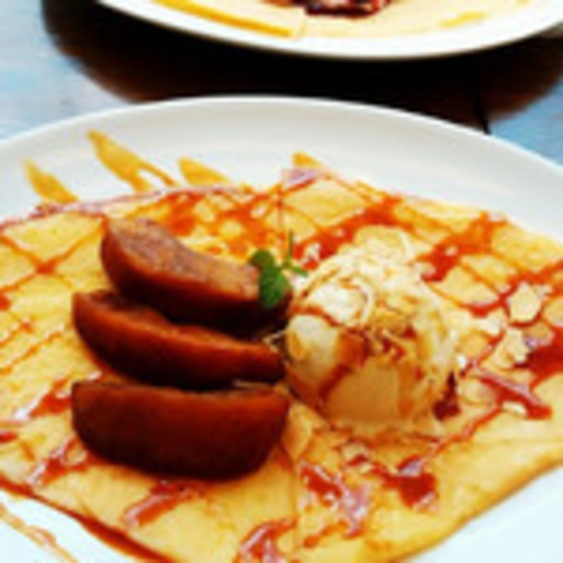 焼きリンゴとバニラアイス 塩キャラメルソース(ルコックロティ （Le Coq Roti）)