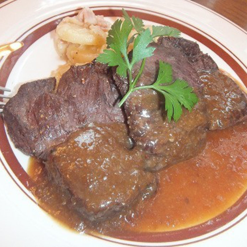 牛ハラミのステーキ グリーンペッパーソース or ブルーチーズソース(ルコックロティ （Le Coq Roti）)