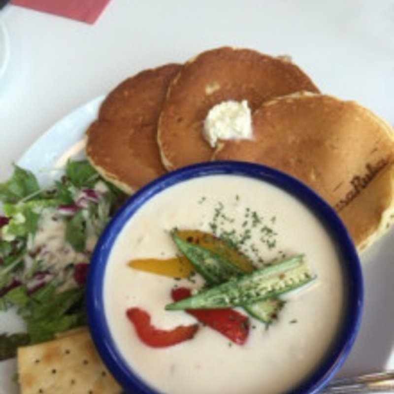 クラムチャウダーのセット(RusaRuka東京自由が丘店)