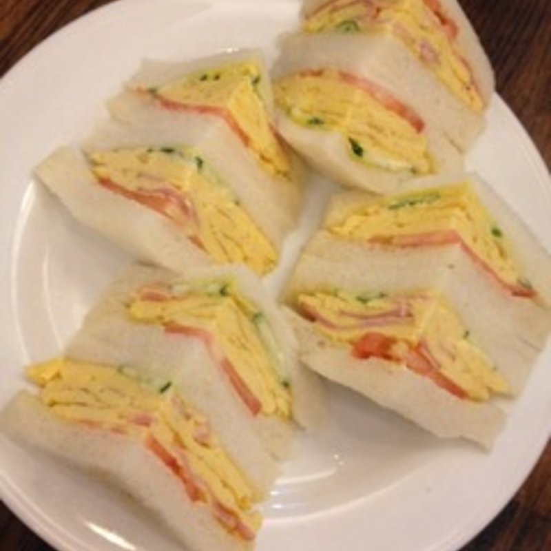 ハム卵サンド(ルポーゼすぎ)