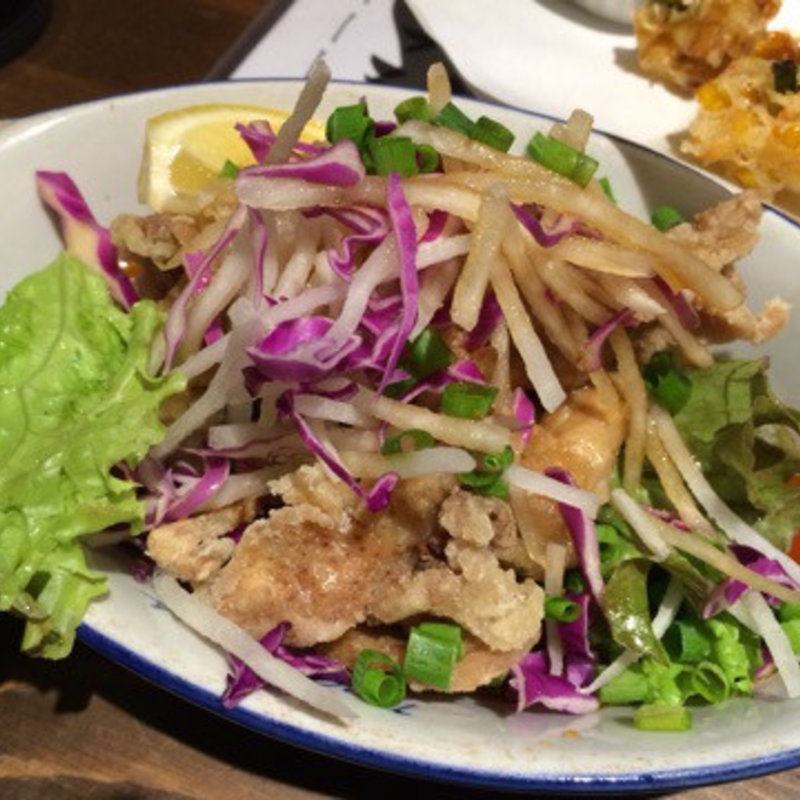 揚げせせりのポン酢がけ(ルンゴカーニバル 極)