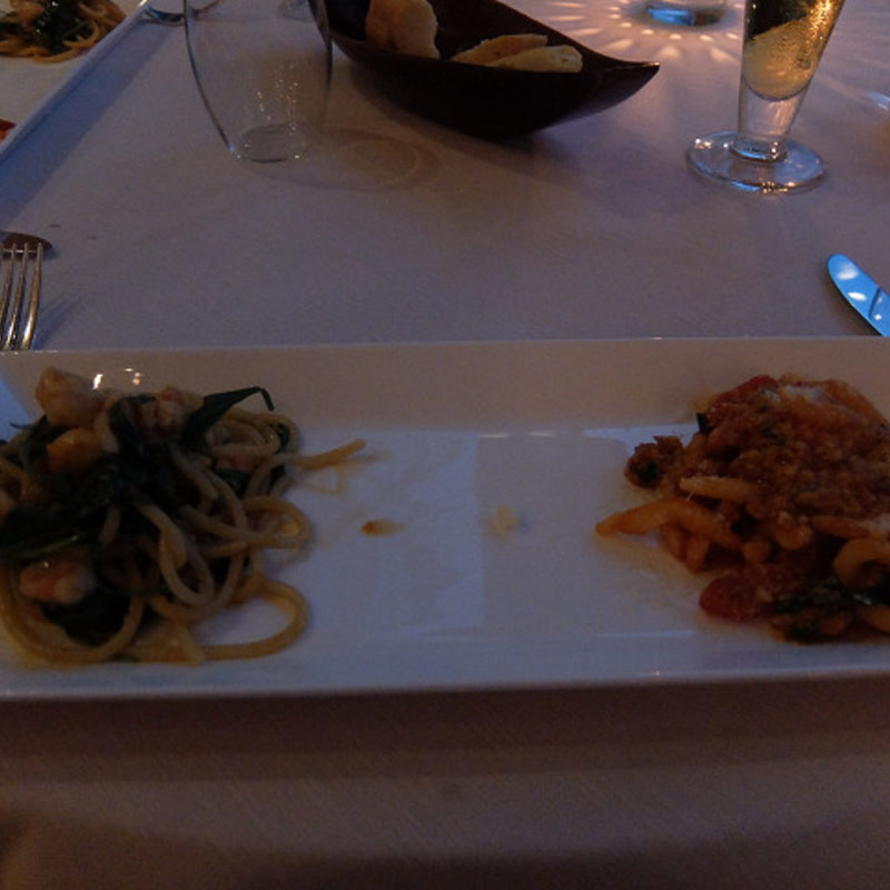 2種のパスタの盛り合わせ(レオーネ マルチアーノ)