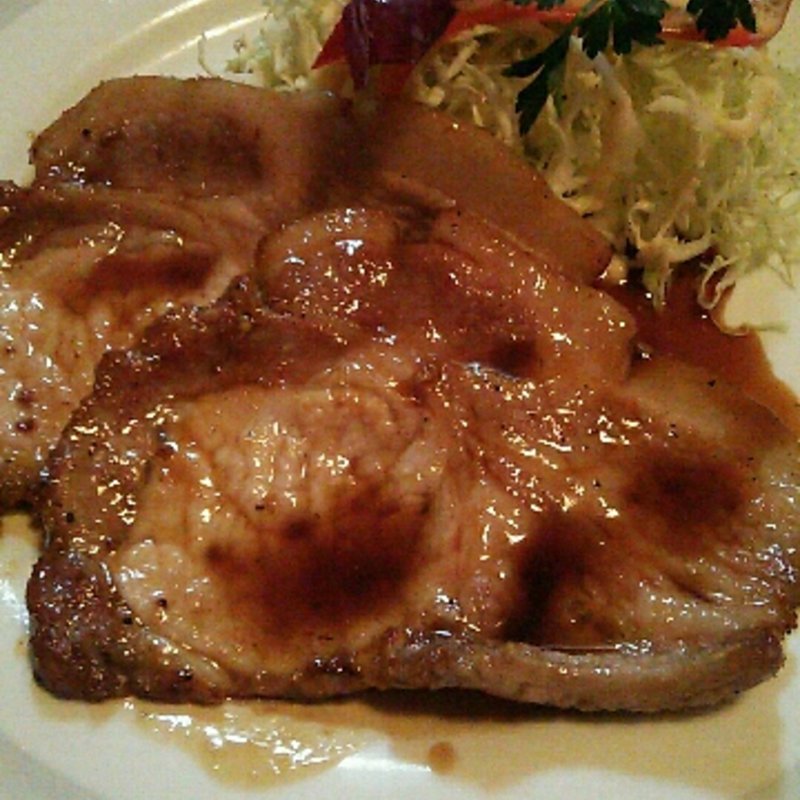 豚のしょうが焼き(レストハウス山はた)