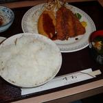 アジとコロッケ定食(レストラン　すわ )