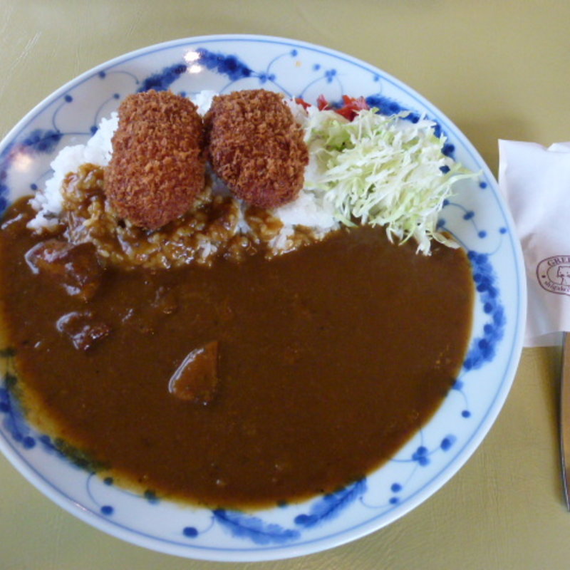 カニコロッケカレー(レストラングリーン)