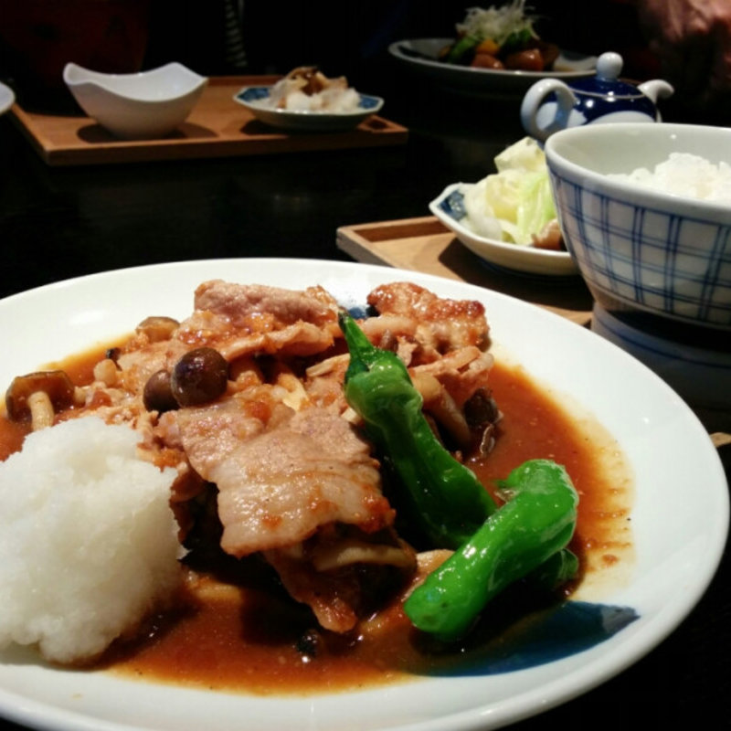 豚の生姜焼きごはんセット(レストラン酢重正之)