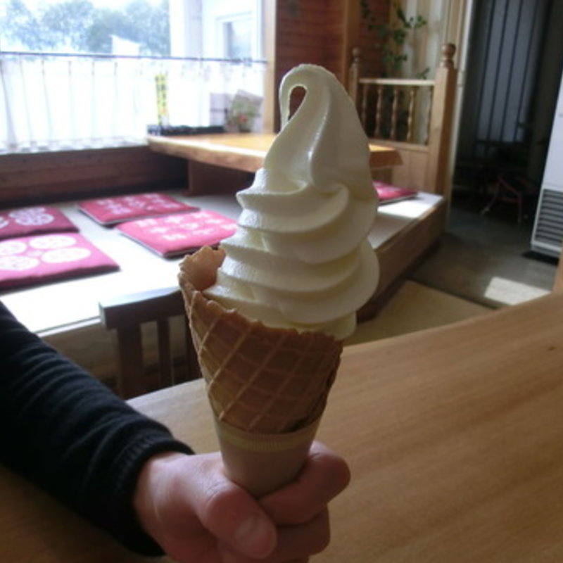 ソフトクリーム(レストラン風車)
