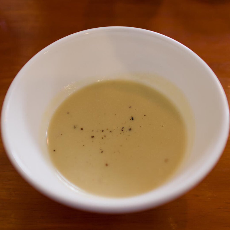 焼き芋のポタージュ(オステリア バルキーニョ)