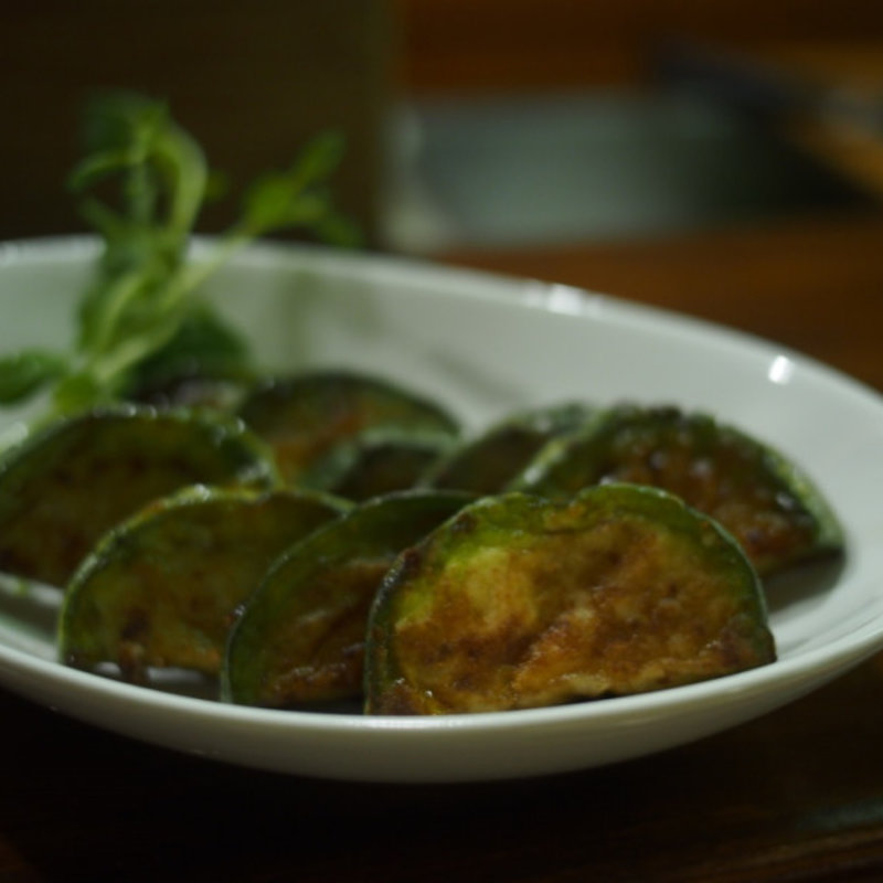 ナスのいしる唐揚げ(六の、、、Roku no TaRazu)