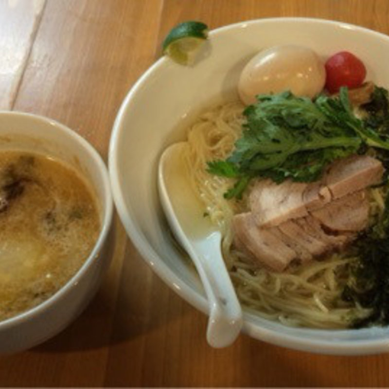 鴨白湯つけそば(ろく月 )