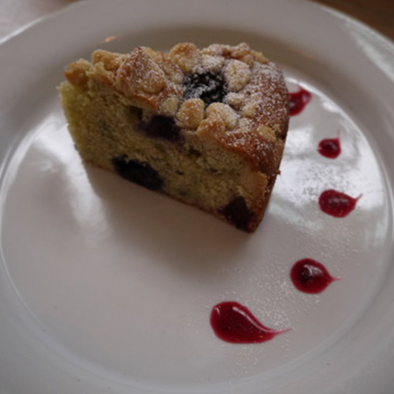 ブルーベリー クランブルバターケーキ(ロバギター )
