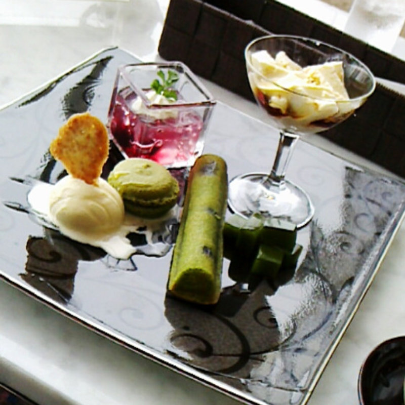 近江三昧　和スイーツセット　(ロビーラウンジ シャトレーヌ )