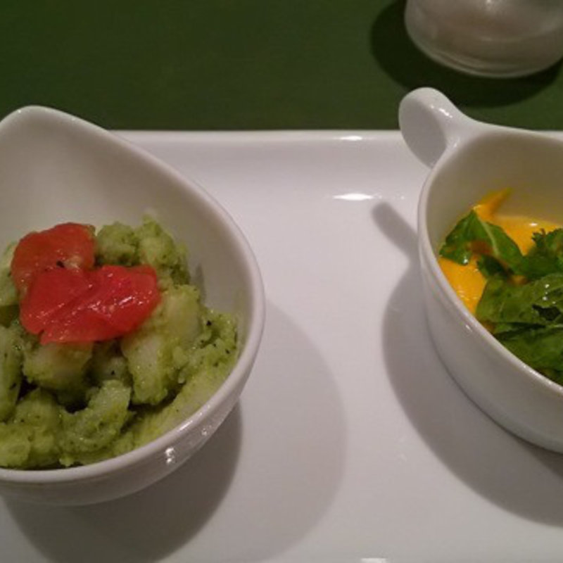 じゃがいもとやりいか&南瓜のムース(ロルマ アッティーヴァ)