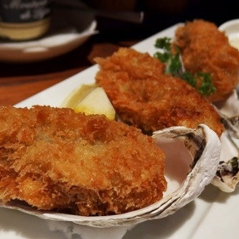 寓のカキフライ(ワイン食堂　寓 銀座店 )