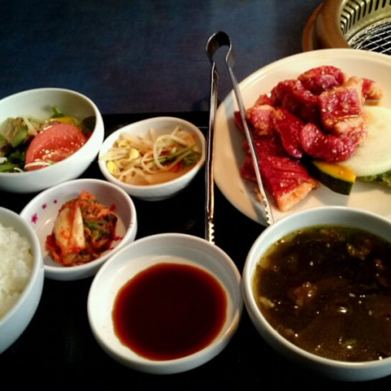 肉大盛焼肉ランチ(わかまつ 名谷店)