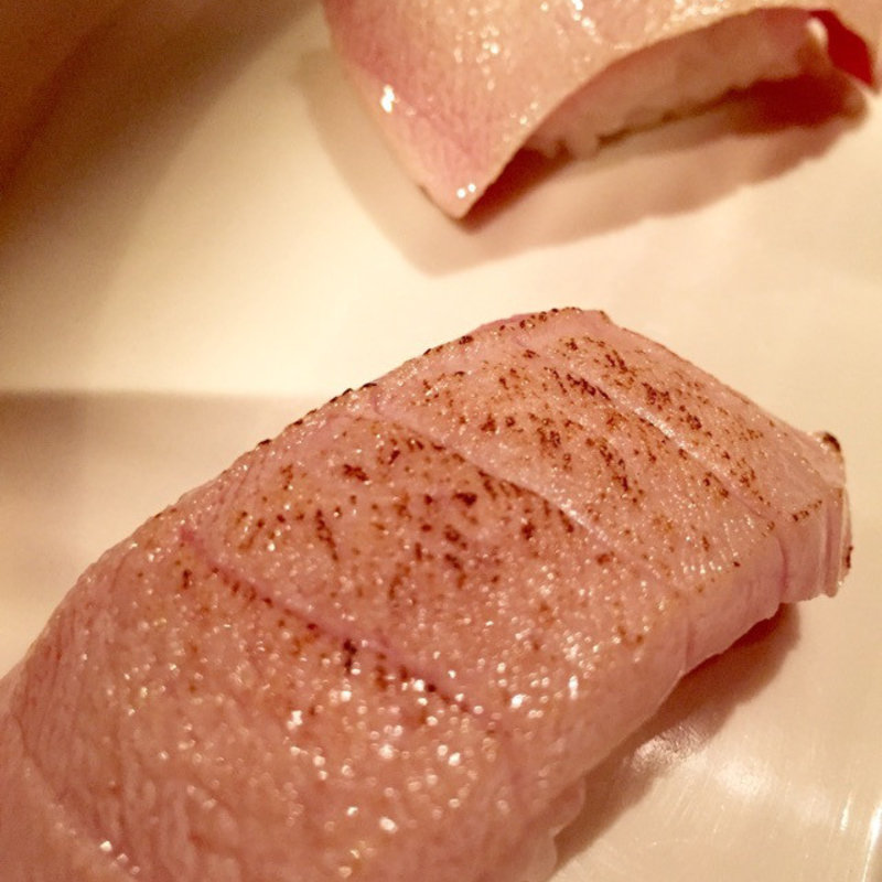 中トロの炙り(わさび )