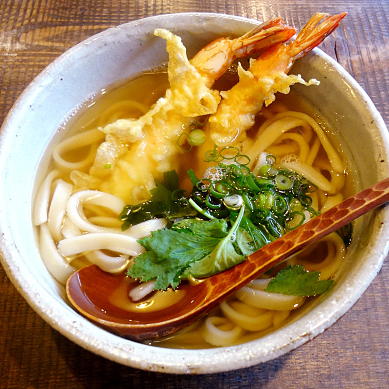 海老天うどん(わだち草 )