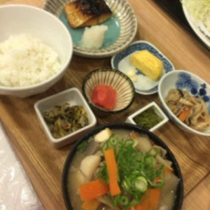 豚汁定食(わっぱ定食堂)