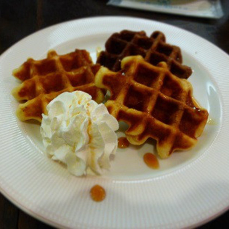 季節のデザートワッフル(ワッフルズ （waffles）)