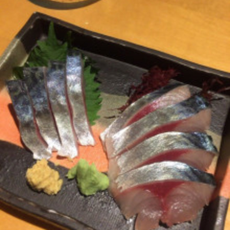 五島のサバ」刺し(九州郷土料理 蕨)