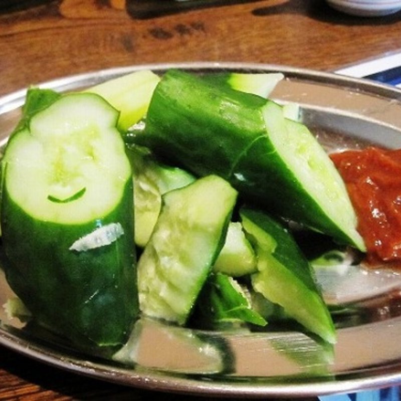 叩きキュウリのニンニク味噌(わらび 鯖江店 )