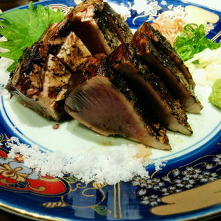 かつおの藁焼塩たたき(わらやき屋　龍馬の塔 浜松町)