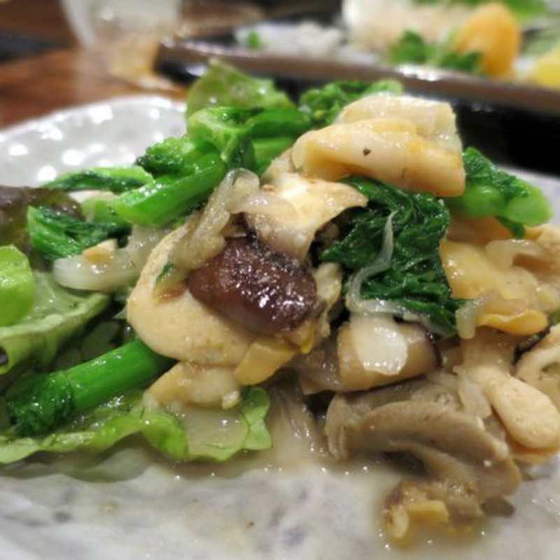 ミル貝と菜の花のバターソテー(ゑびす井 （エビスイ）)