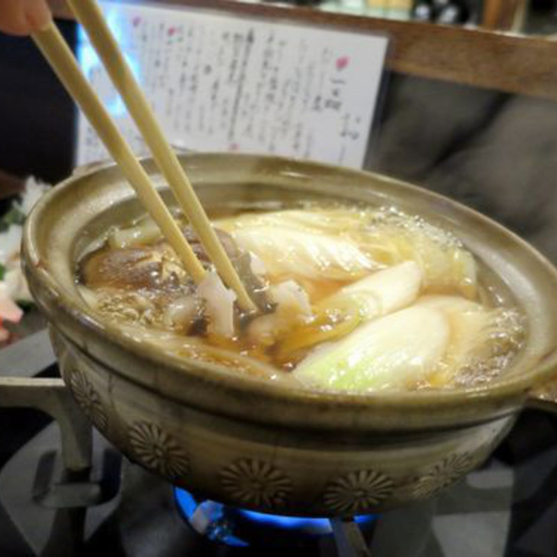 伝助と新玉葱のしゃぶしゃぶ(ゑびす井 （エビスイ）)