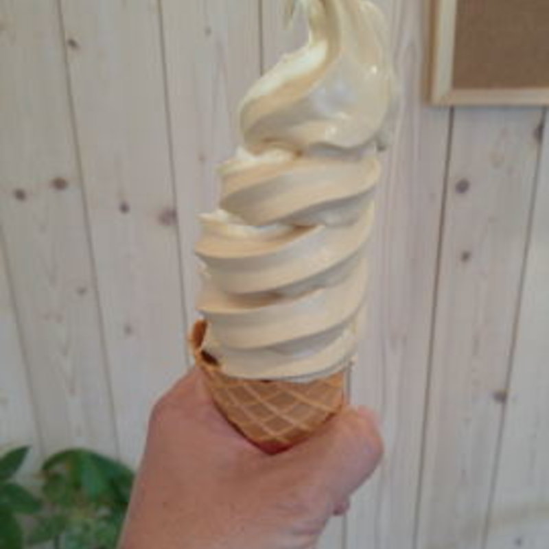 ソフトクリーム（モカ　MIX）(ふらの一久庵)