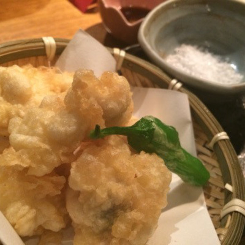 たら白子の天ぷら(一休亭 なごみや （イッキュウテイ ナゴミヤ）)