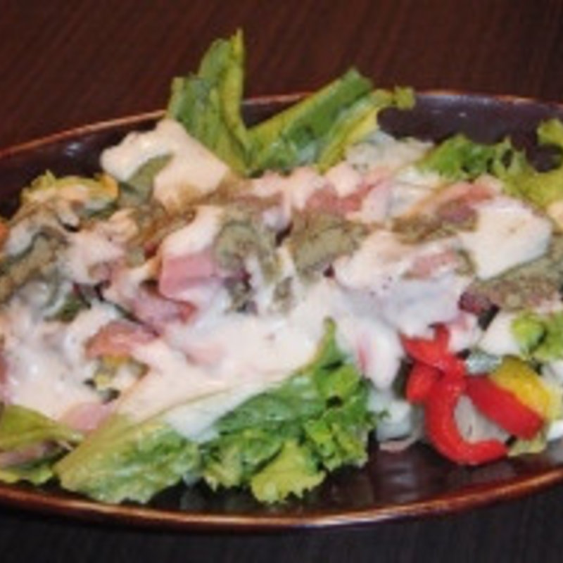 生ハムとバジルのシーザーサラダ(一凛 四ッ谷店 )