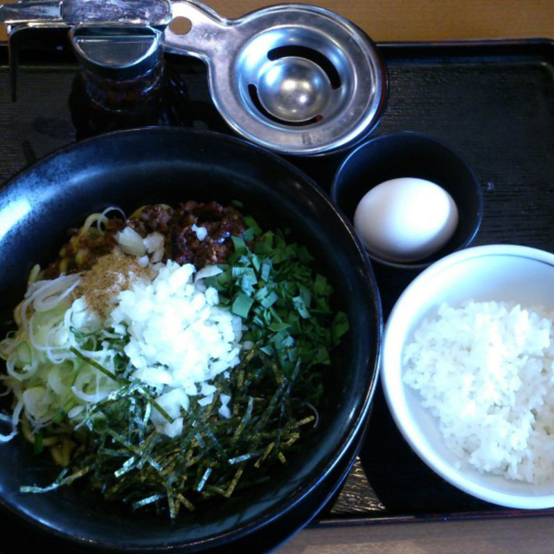 名古屋名物　台湾まぜそば　～柚子昆布酢付き～　スイーツセット(一刻魁堂 イオンタウン千種店)