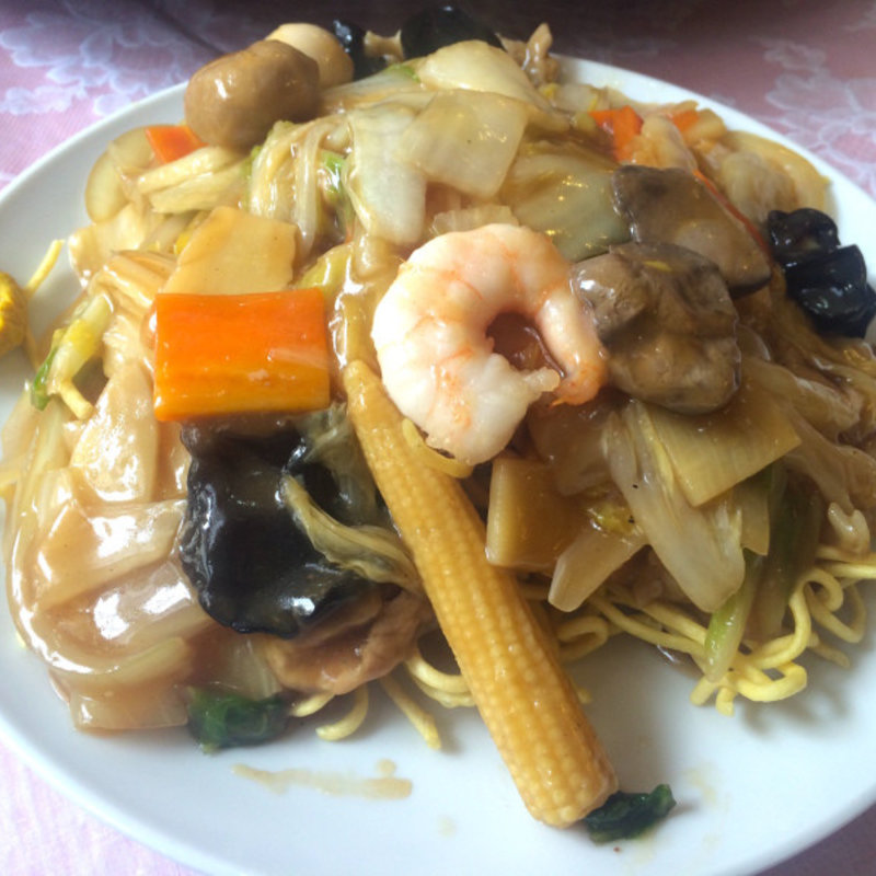 餡かけかた焼きそば(一平 )