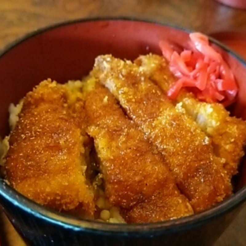 ミニソースカツ丼(一庵)