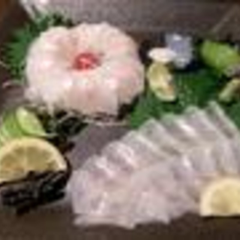 穴子のお造り(一張羅)