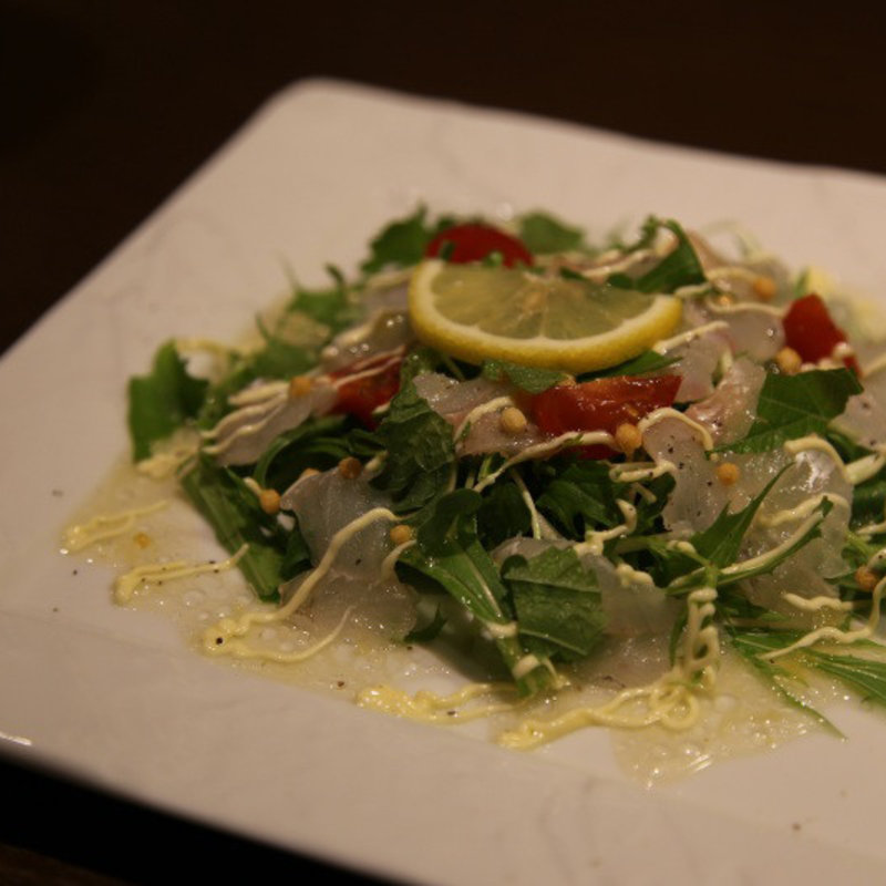 穴子のカルパッチョ(一張羅)