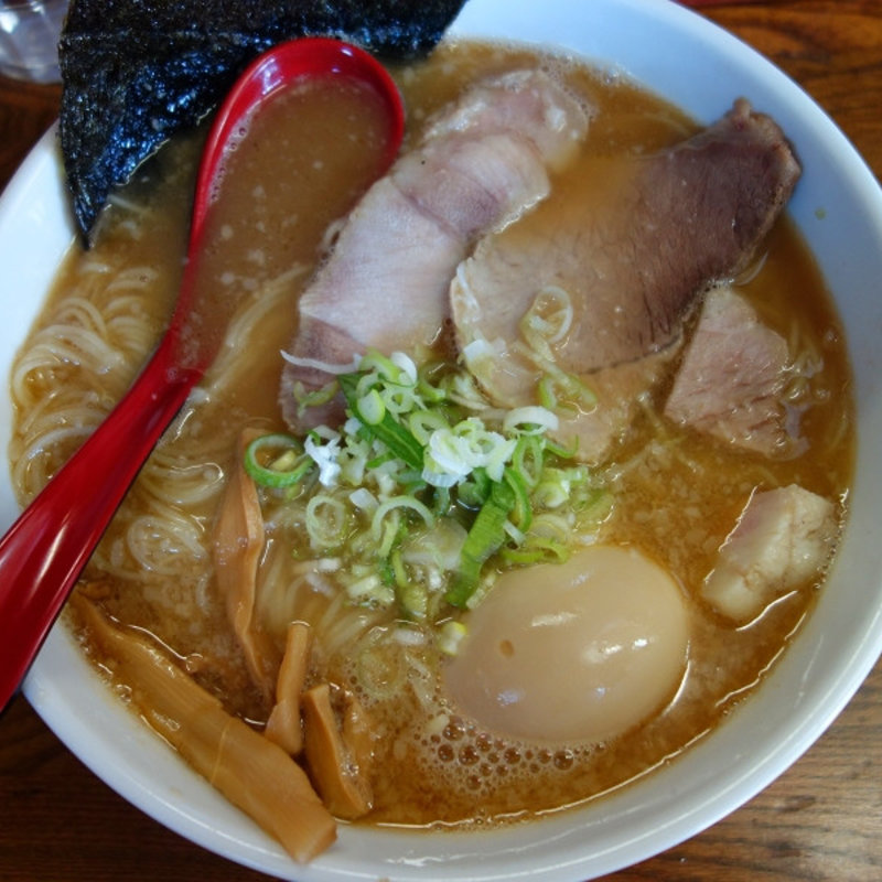 正油ラーメン+味玉（チョッテリ）(宗家一条流がんこラーメン吉三郎)