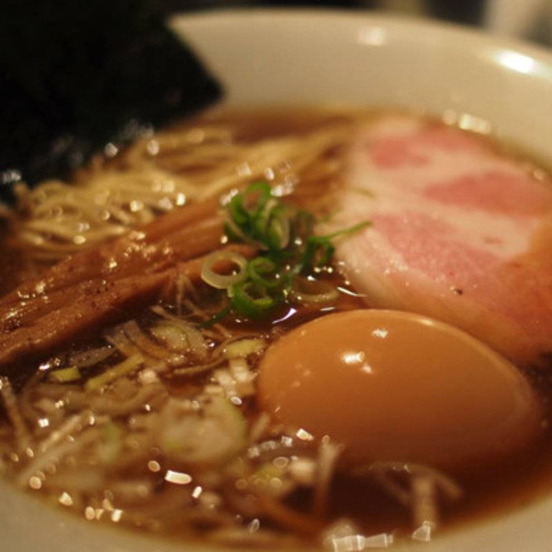 煮干しそば　味玉入り(不如帰)