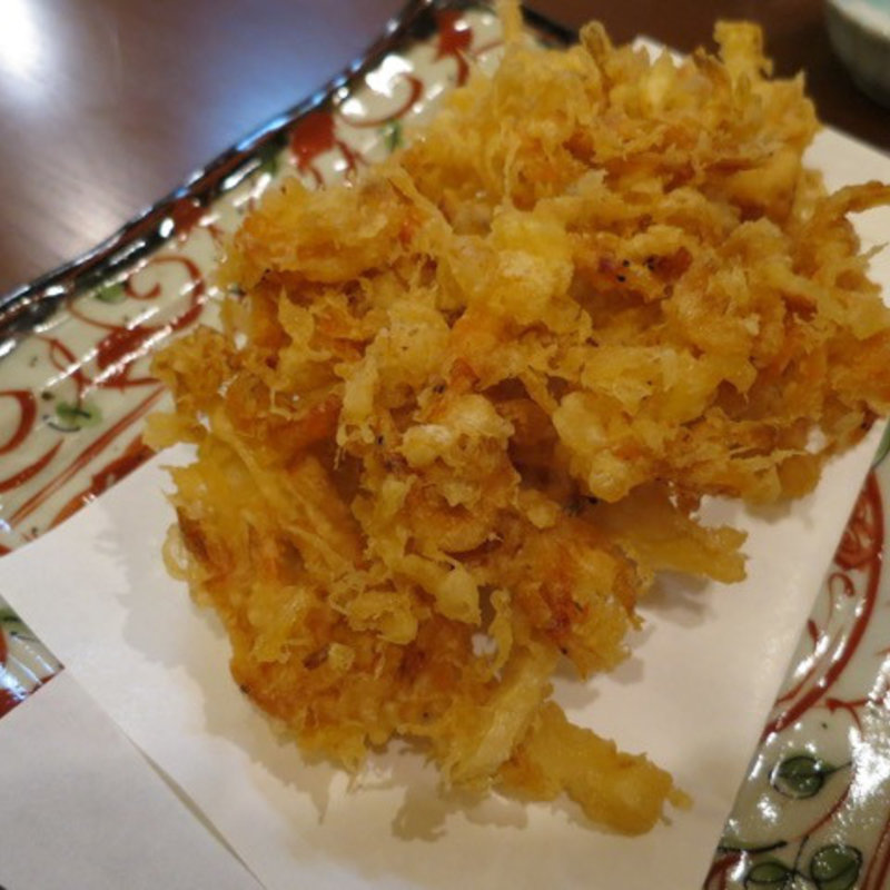 桜エビと竹の子のかきあげ(一酒一肴 樂然)