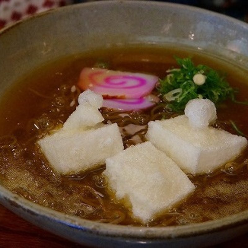 あんかけ揚げ餅蕎麦(一釉)