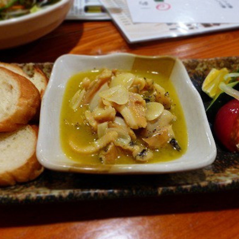 貝のガーリックバターソテー(一釣)