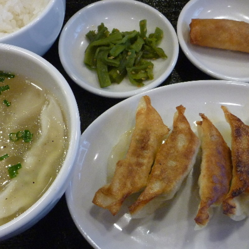 七福餃子定食(恵比寿 七福餃子楼)