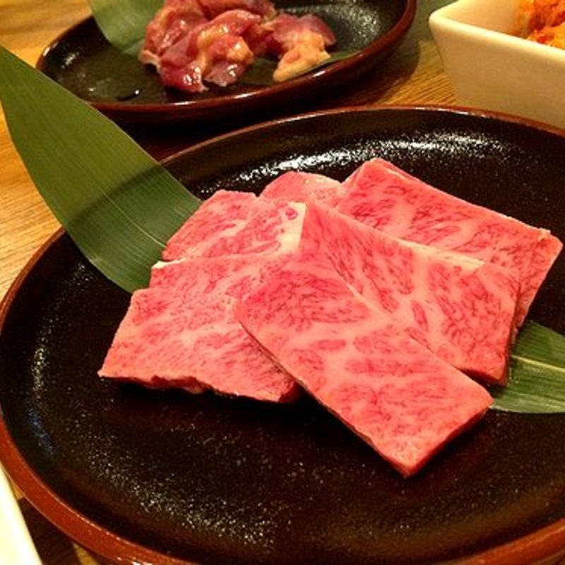 カルビ(七輪炭火焼　たれかん家)