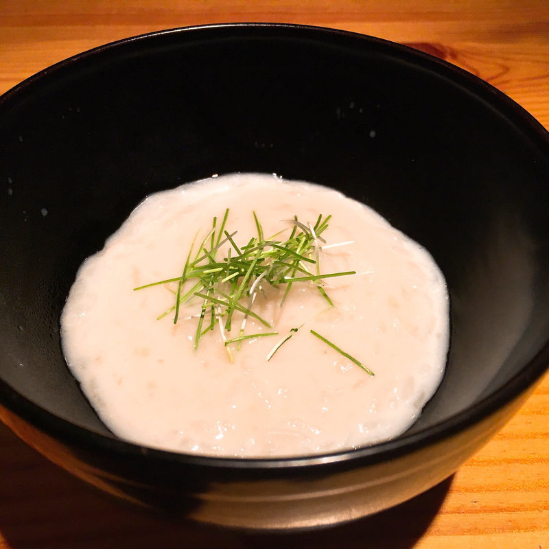 真鱈の白子の雑炊(鈴しろ )