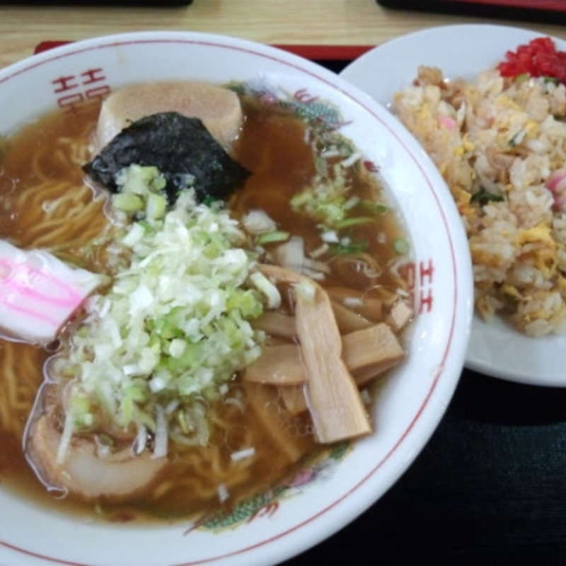 半チャーハン・中華セット(万福食堂 )